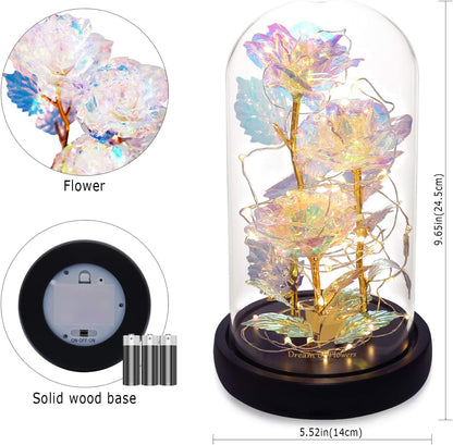 Colorful Galaxy Rose Beauty and the Beast Rose - Unique Christmas Valentine'S Day Thanksgiving Mother'S Day Birthday Gift