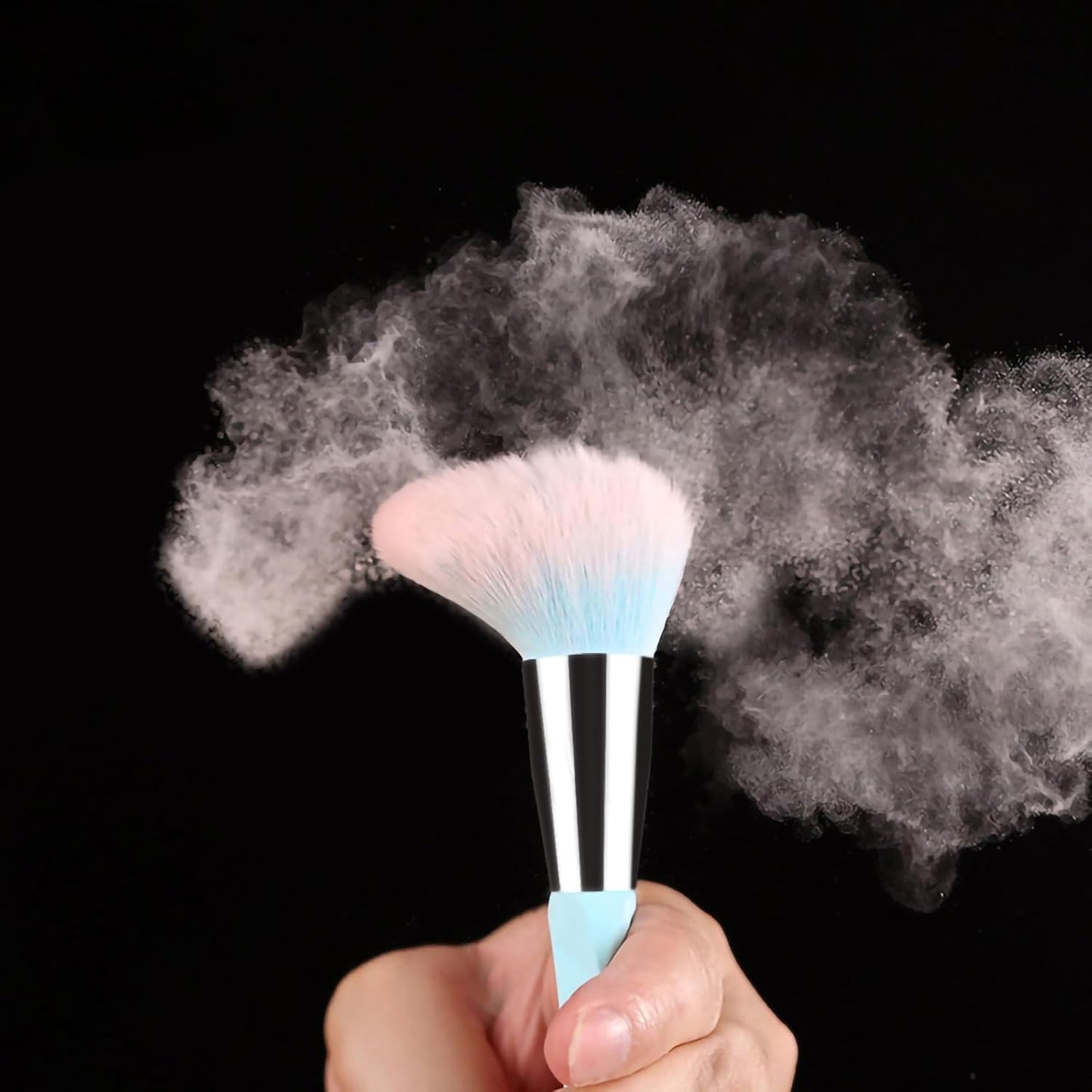 Pink Blue Gradient Makeup Brushes and Makeup Sponges Set Makeup Brushes Set Natural Synthetic Eye Shadow Foundation Make-Up Brush Set Professional Makeup Brush and Tool Accessories………