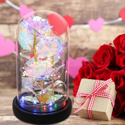 Colorful Galaxy Rose Beauty and the Beast Rose - Unique Christmas Valentine'S Day Thanksgiving Mother'S Day Birthday Gift