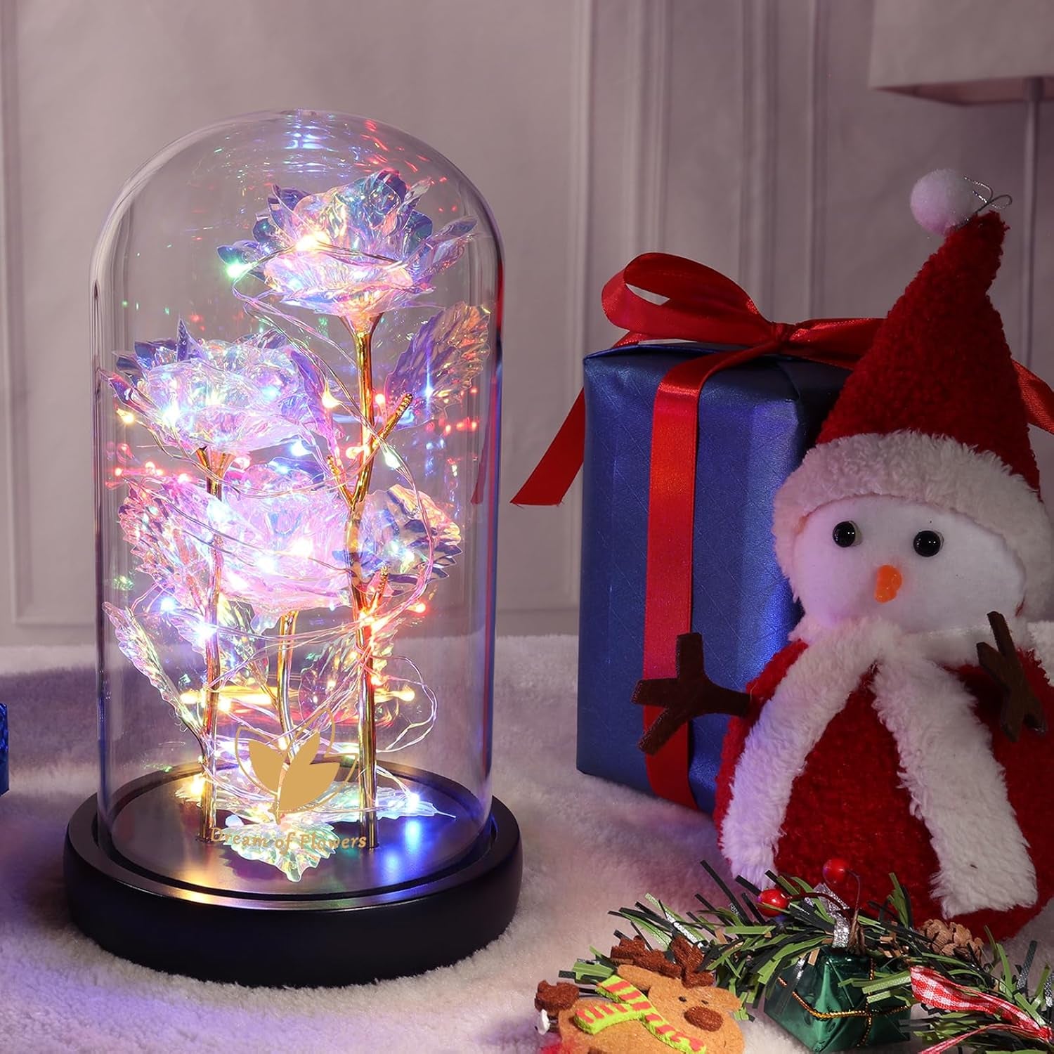 Colorful Galaxy Rose Beauty and the Beast Rose - Unique Christmas Valentine'S Day Thanksgiving Mother'S Day Birthday Gift