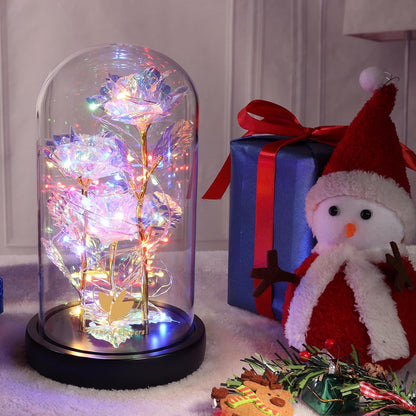 Colorful Galaxy Rose Beauty and the Beast Rose - Unique Christmas Valentine'S Day Thanksgiving Mother'S Day Birthday Gift